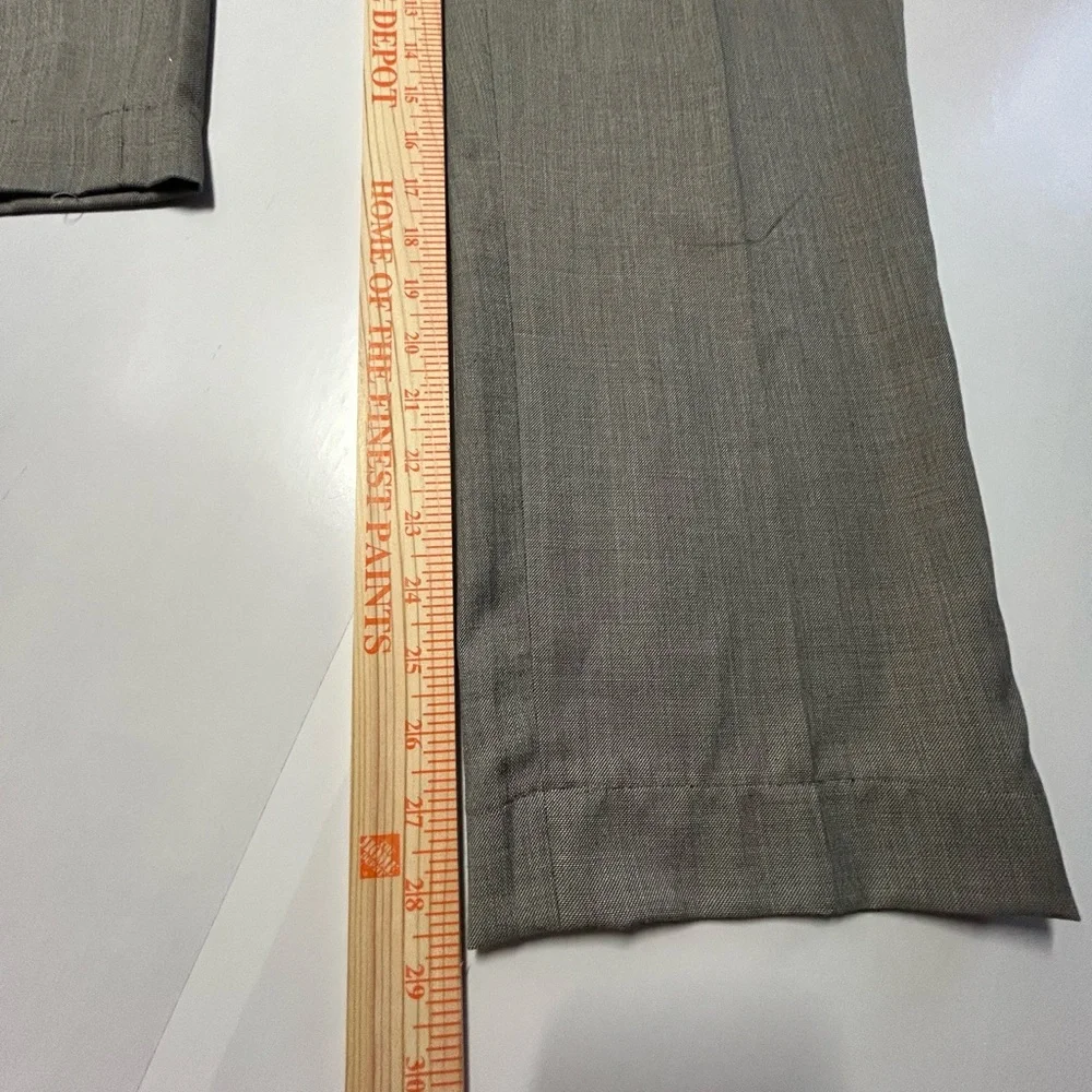 Alberto Cardinali‎ men’s 38 trousers with double button front Heather gray color